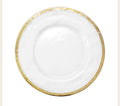 13” Gold Rim Charger Plate