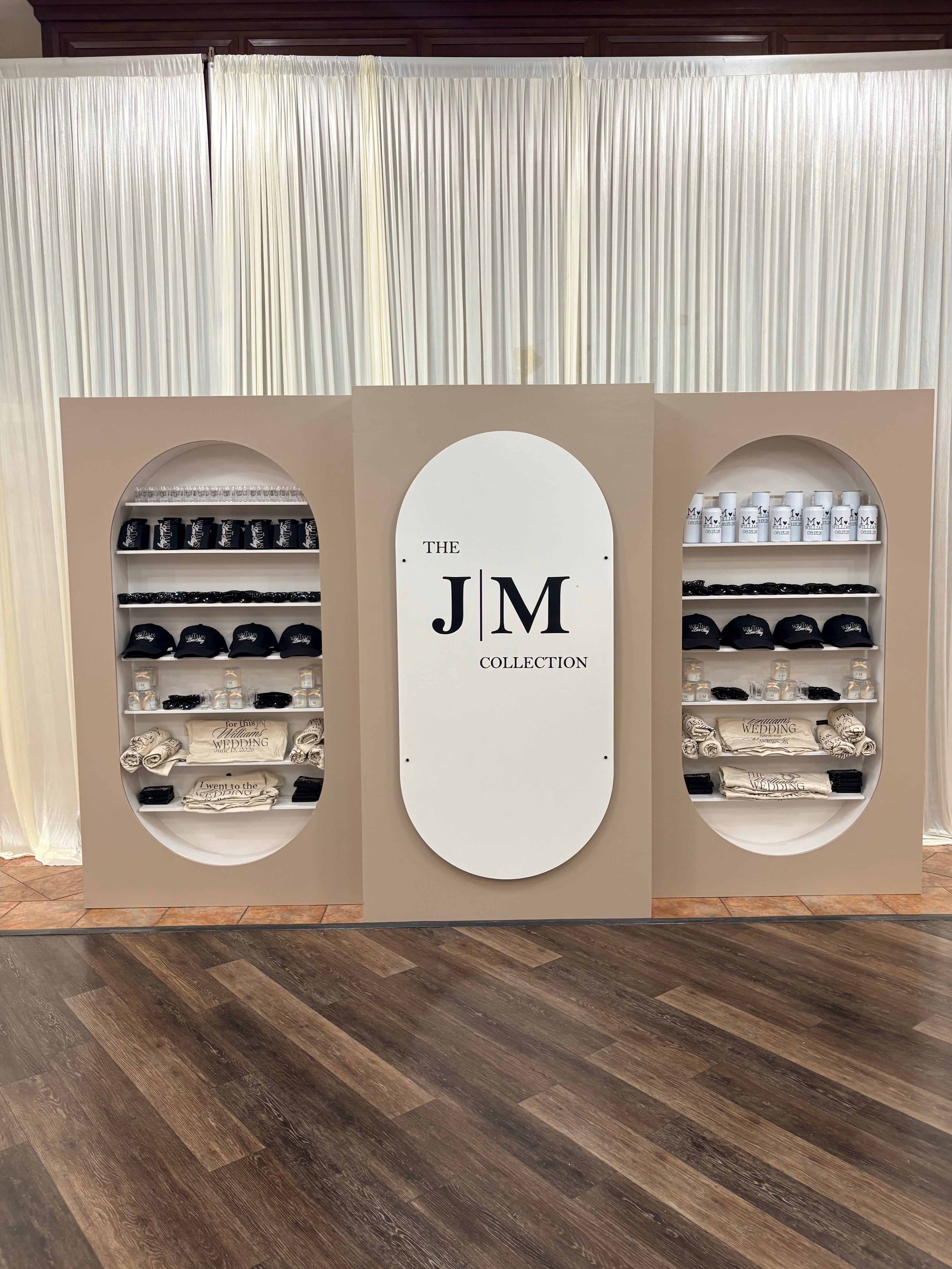 Custom Favor/Merch Wall