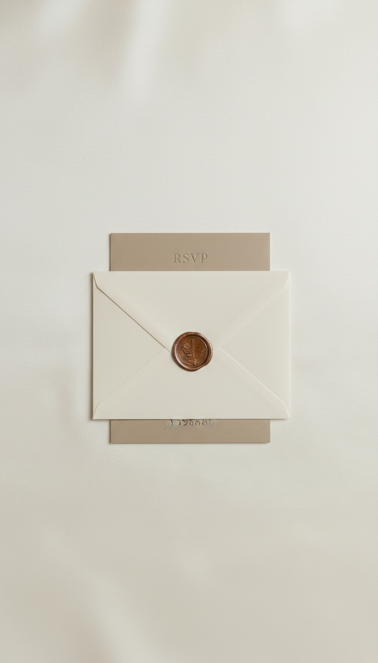 Signature RSVP Card Set with Wax Seal